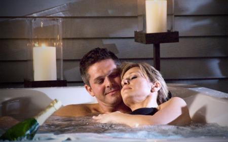 Valentine’s Day in the hot tub