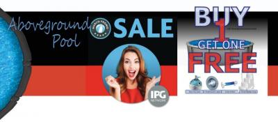 BOGO Accessories Sale with select Aboveground Pools