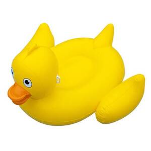 View Product Giant Lucky Duck Ride On Pool Float
